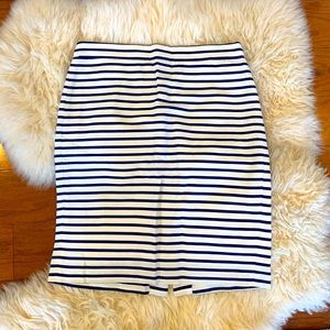 Striped pencil skirt from JCrew